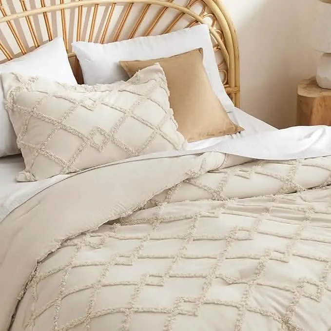 Tufted Embroidery Comforter Set