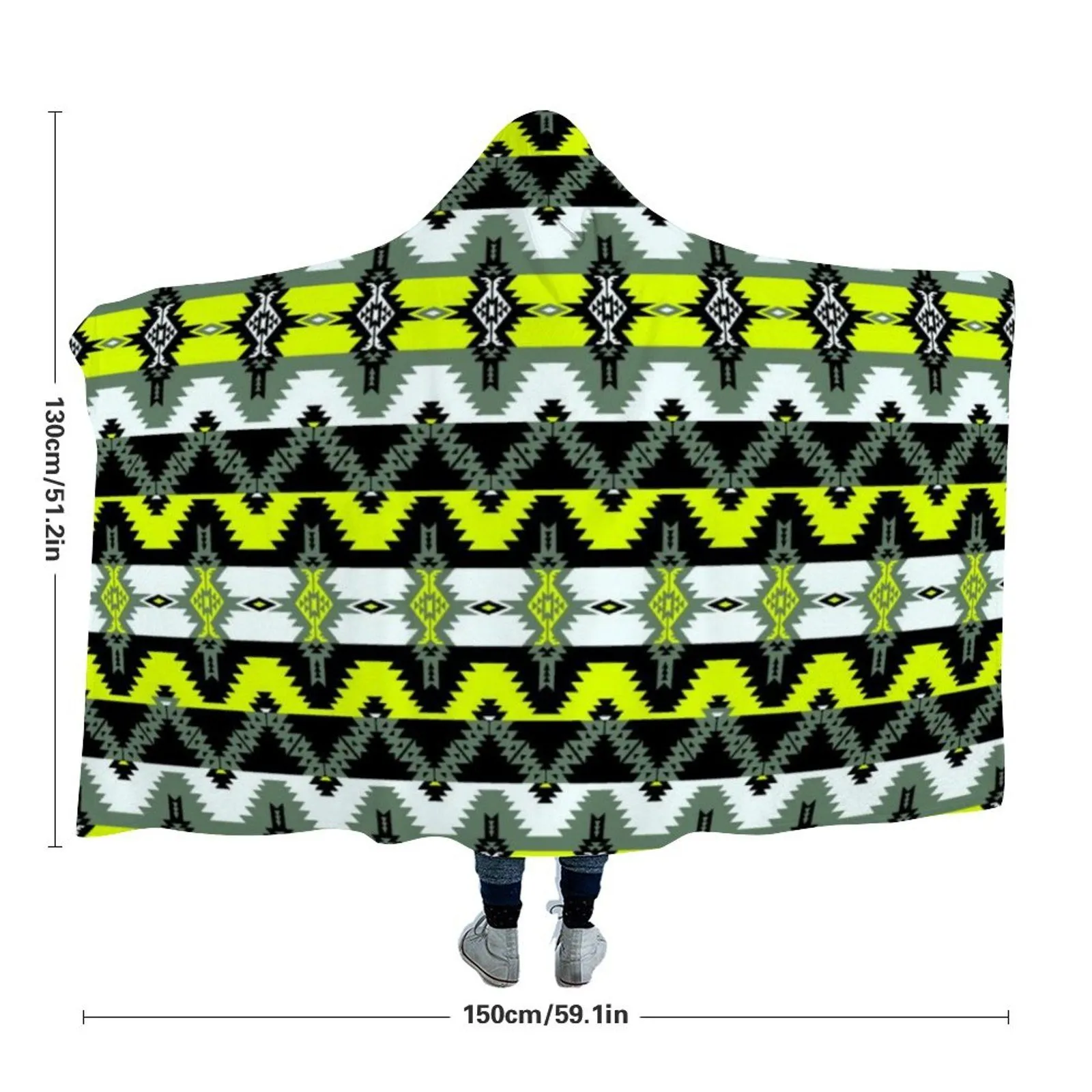 Two Spirit Medicine Hooded Blanket