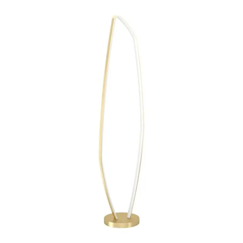 Vallerosa Brushed Brass LED Floor Lamp