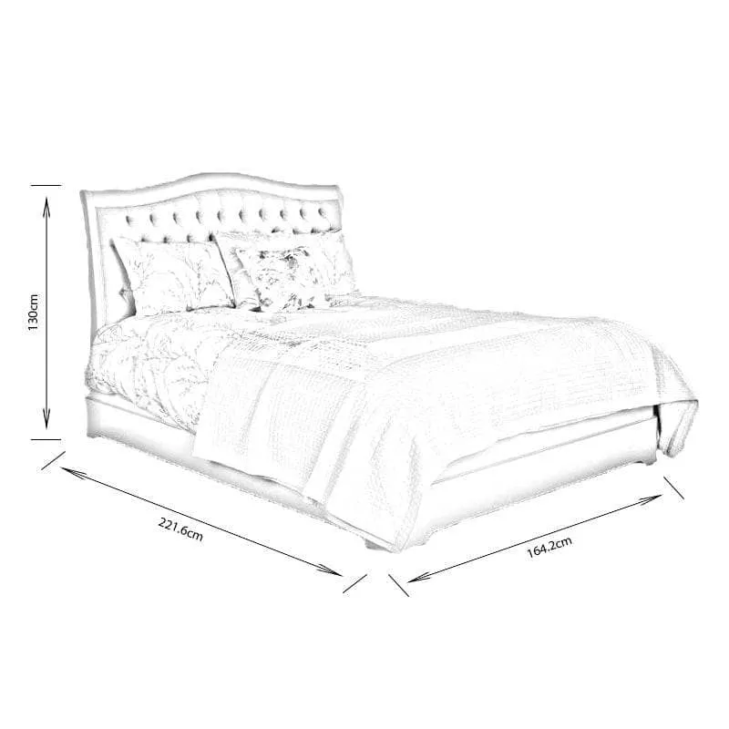 Victoria King Size Bedframe - Taupe