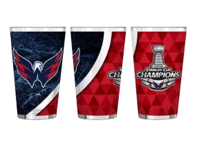 Washington Capitals 2018 NHL Stanley Cup Champions Boelter Sublimated Pint Glass