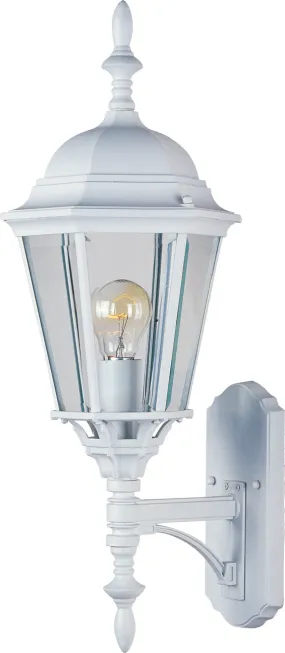 Westlake Cast 1-Light Outdoor Wall Lantern in White