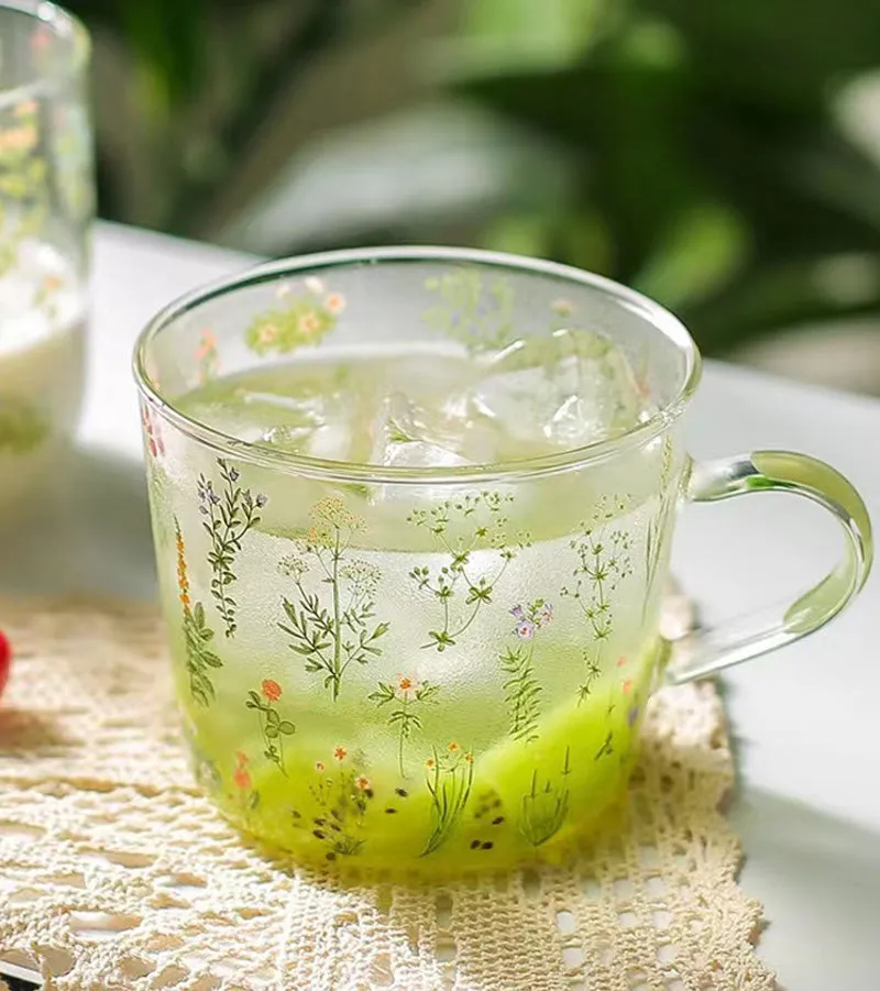 Wildflower Glass Cup