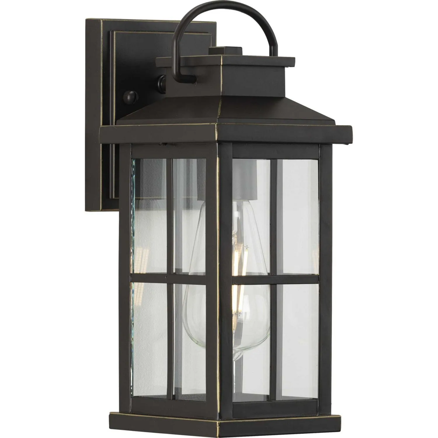 Williamston 1-Light Wall Lantern in Antique Bronze