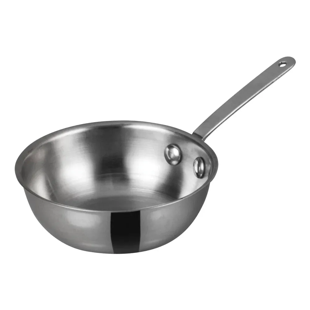 Winco DCWD-101S Mini Wok, 3-3/8"Dia x 1"H, Stainless Steel