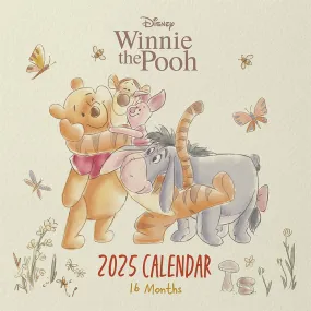 Winnie The Pooh Square Wall Calendar 2025