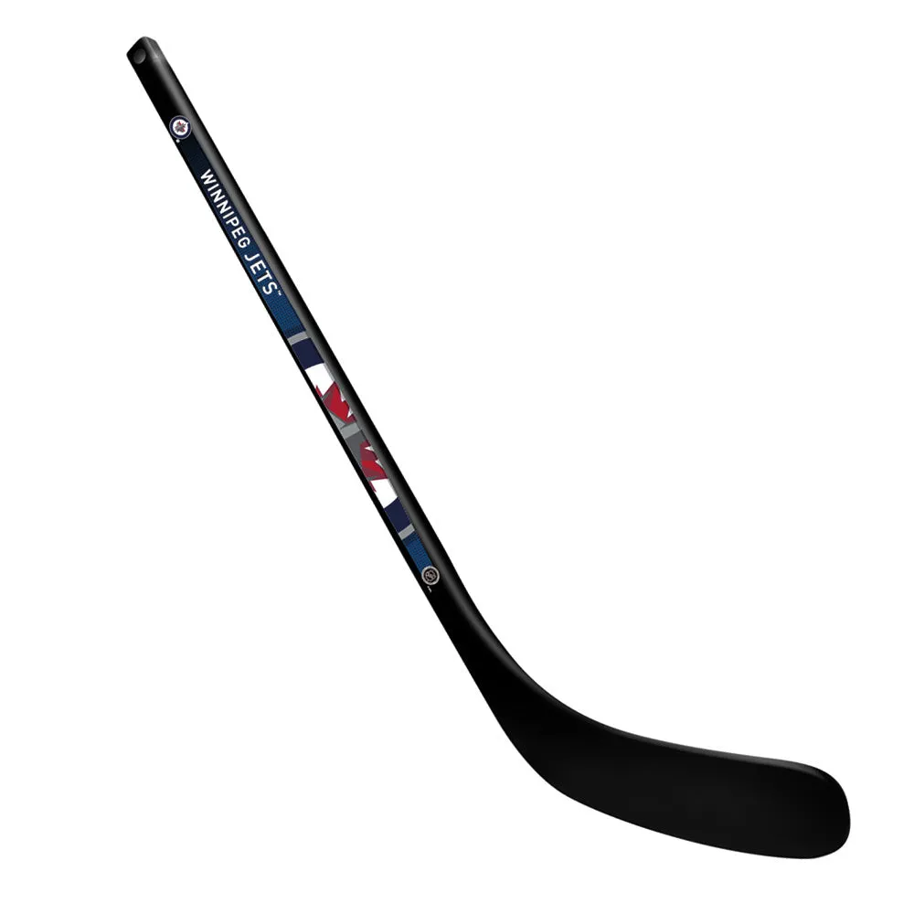 WINNIPEG JETS BLACK RIGHT SHOT PLAYER MINI HOCKEY STICK