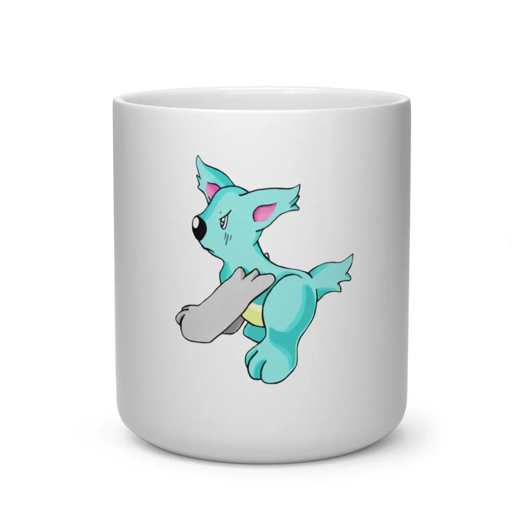 Wolfin Heart Shape Mug