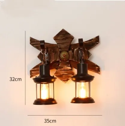 Wooden LED Wall Sconce