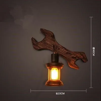 Wooden LED Wall Sconce