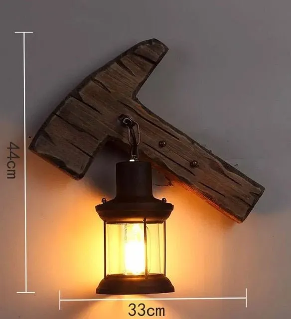 Wooden LED Wall Sconce