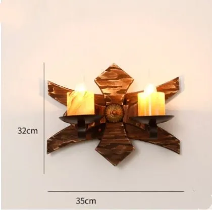 Wooden LED Wall Sconce