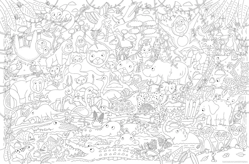 World's Biggest Colour-in: Animals