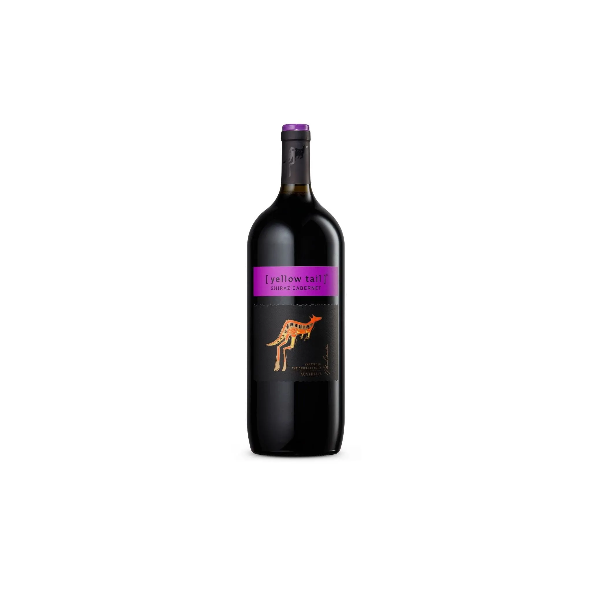 Yellow Tail Shiraz Cabernet Red Wine, Australia, 1.5 Liter