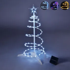 Yescom 2' Pre-Lit Spiral Christmas Tree Solar Operated