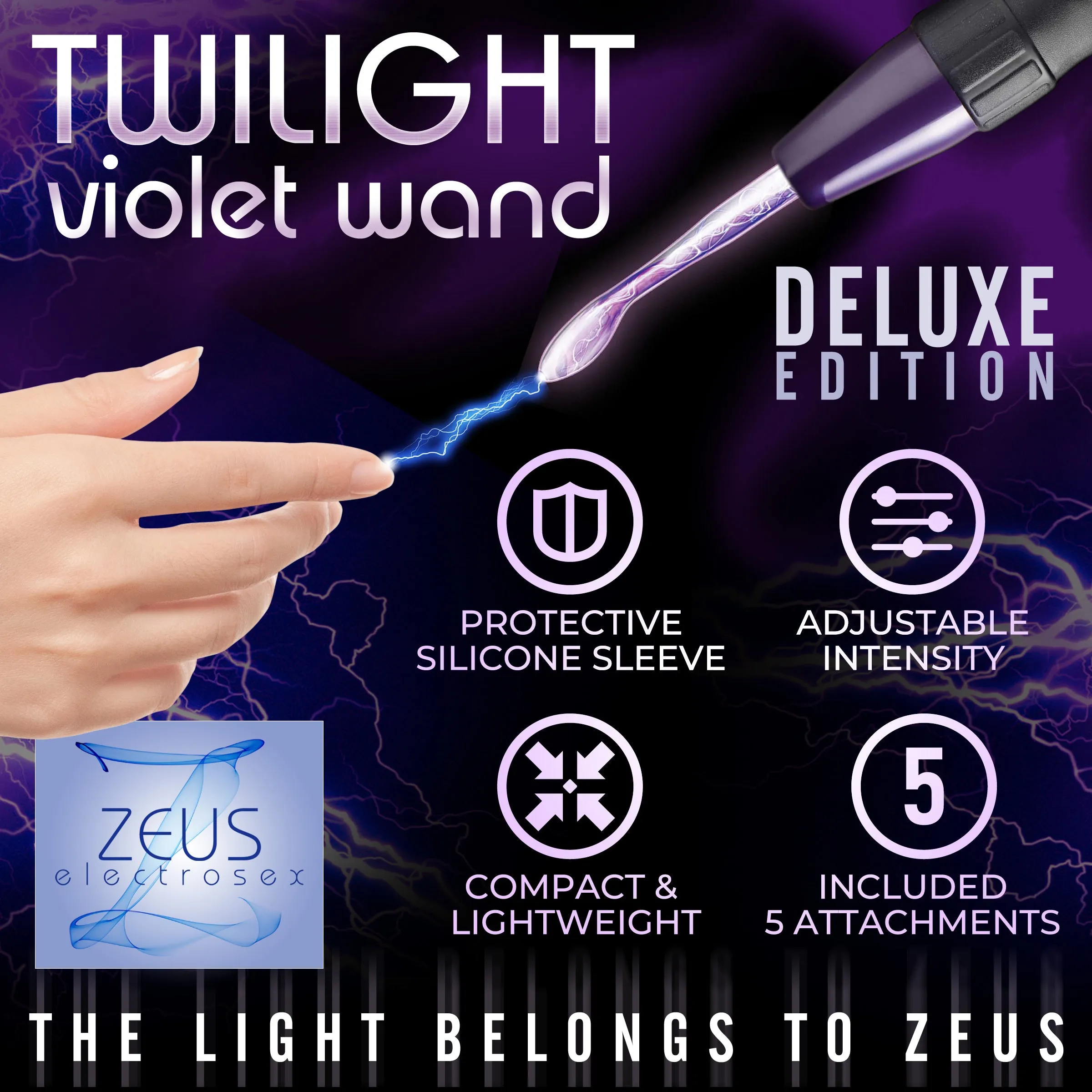 Zeus Deluxe Edition Twilight Violet Wand Kit